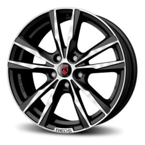 K2 HD Matt Black polished 6,5x16 5x110 ET35 CB65,1 60° 690 kg WKHE65635065