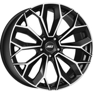 Leipzig dark Black/polished 9,5x21 5x112 ET45 CB66,6 R14 1045 kg ALE1N8BP45M
