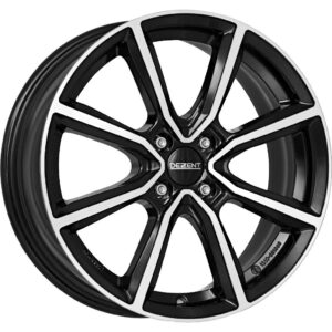 TN dark Black/polished 6,5x17 4x108 ET20 CB65,1 Flat 630 kg TTN93BP20E