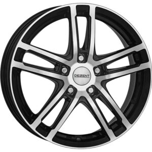 TZ dark Black/polished 6x15 5x114.3 ET40 CB66,1 60° 625 kg TTZK0BP40E