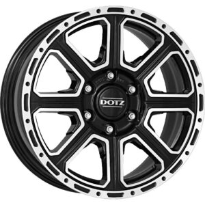 Kalahari dark Black/polished 8x17 5x127 ET30 CB71,6 60° 1150 kg OKASCBP30