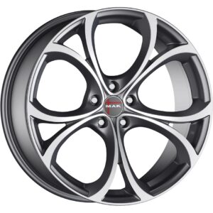 Lario Gun Met-Mirror Face 7,5x17 5x110 ET39 CB65,1 60° 700 kg F7570LAQM39LGX