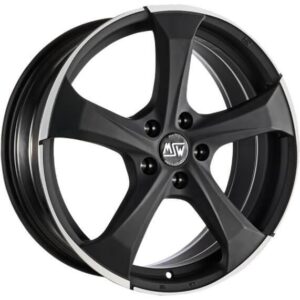 47 Matt Dark Titanium Full Polished 8x19 5x112 ET21 CB66,6 R14 735 kg W19252003B7