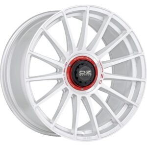Superturismo Evoluzione WRC Race White Red Lettering 8,5x20 5x112 ET30 CB79,0 R12 790 kg W01875200EW33