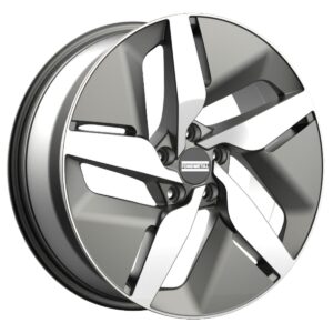 e-Joule Glossy Titanium Machined 9x20 5x112 ET42 CB66,5 60° 1000 kg RF18860