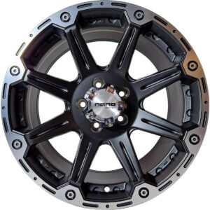 BK717 Matt Black polished 8,5x18 5x120 ET20 CB65,1 60° 765 kg BK717BP-520-885-20