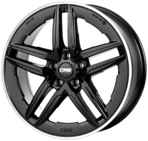 C29-AERO Diamond Rim Black Gloss 8,5x19 5x114.3 ET35 CB64,1 60° C29 859 35 64 DRB