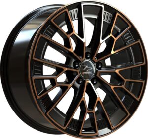 1972 Black Clearcoat Matt Bronze Machined 8,5x19 5x112 ET45 CB66,5 60° 775 kg RF19138