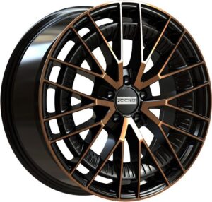 Kari Black Clearcoat Matt Bronze Machined 9x19 5x112 ET49 CB66,5 R14 900 kg RF19289