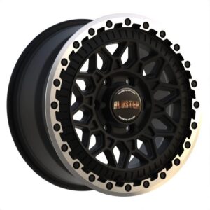 Bluster Matt Black Machined Lip 8x18 6x139.7 ET20 CB106,1 Flat 1250 kg RF19393