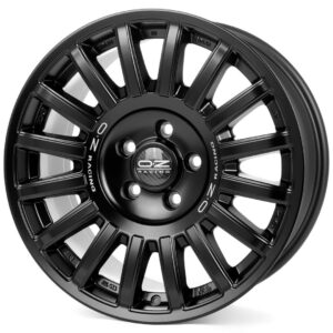Rally Raid Matt Black Silver Lettering 8,5x18 5x120 ET38 CB79,0 60° 790 kg W01C01352R9
