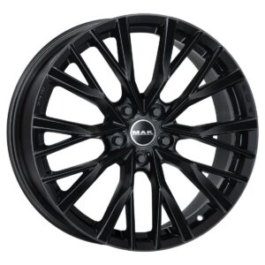 Kent Gloss Black 9x22 5x108 ET43 CB63,4 60° 1050 kg F9022KEGB43GD2X