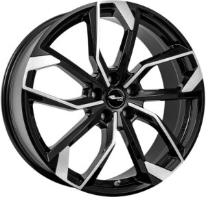 RC34 Schwarz Glanz Voll-Poliert (SGVP) 6,5x16 5x114.3 ET45 CB60,1 Flat 710 kg 352294
