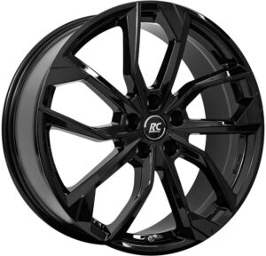 RC34 Schwarz Glanz (SG) 7,5x17 5x108 ET50 CB63,4 60° 800 kg 344121
