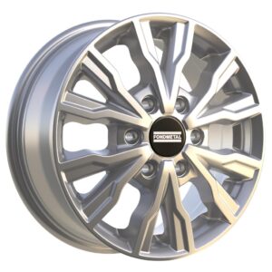 PRO2 Glossy Silver 7x17 6x130 ET50 CB84,1 R14 1250 kg RF19471