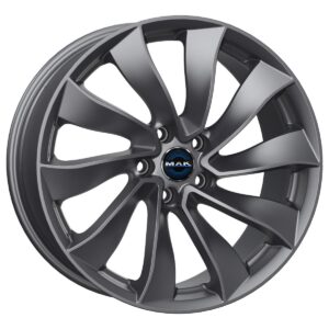 Solar Gloss Gun Metallic 9,5x19 5x114.3 ET45 CB64,1 60° 750 kg F9590SXGM45FR3