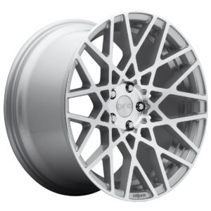 R110 Blq Gloss Silver Machined 8,5x18 5x112 ET45 CB66,6 60° 725 kg R1101885F8+45