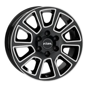 Transporter 2 diamond-black frontpolished 6,5x16 6x130 ET54 CB84,1 R14 1250 kg TP2-65654M93-1