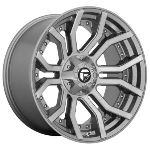 D713 Rage Platinum Brushed Gun Metal Tinted Clear 10x20 5x139.7 ET-18 CB87,1 (PCD2: 5x127) 60° 1133 kg D71320005747