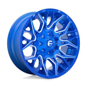 D770 Twitch Anodized Blue Milled 9x20 6x139.7 ET1 CB106,0 (PCD2: 6x135) 60° 1133 kg D77020909850