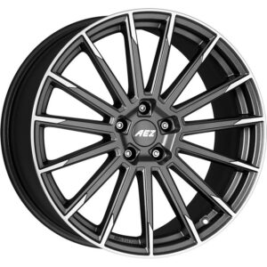 Atlanta Graphite matt/polished 9,5x19 5x114.3 ET45 CB64,1 60° 780 kg AAT9N0GP45E