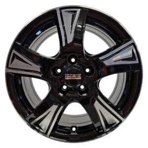 PRO1 Glossy Black Machined 6,5x16 5x108 ET42 CB65,1 Flat 1250 kg RF19452