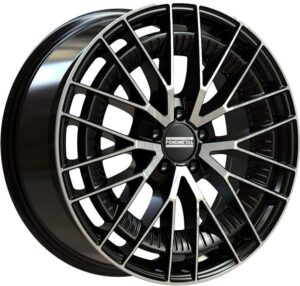 Kari Glossy Black Machined 8,5x20 5x112 ET40 CB66,5 R14 1000 kg RF19268