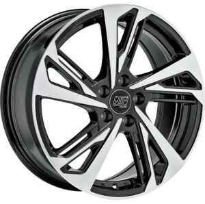 60 Gloss Black Full Polished 7,5x17 5x112 ET46 CB57,1 R13 725 kg W19436008E56