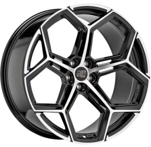53 Gloss Black Full Polished 10,5x22 5x112 ET19 CB66,6 60° 910 kg W1947200156