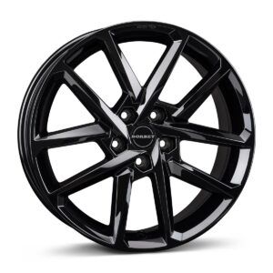 N black glossy 6,5x17 5x114.3 ET45 CB72,6 60° 720 kg 497757
