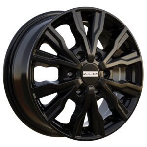 PRO2 Glossy Black 7x17 6x120 ET48 CB74,5 60° 1250 kg RF19903