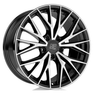 44 Gloss Black Full Polished 7,5x20 5x130 ET32 CB66,6 R14 800 kg W19486002T56