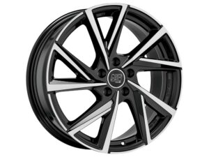 80-5 Gloss Black Full Polished 8x18 5x112 ET40 CB57,1 R13 690 kg W19388006T56