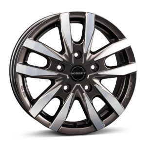 CW5 mistral anthracite glossy polished 6x16 5x130 ET68 CB78,1 60° 1400 kg 497707