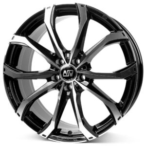 48 Gloss Black Full Polished 9,5x20 5x130 ET52 CB71,6 R14 950 kg W1926200456
