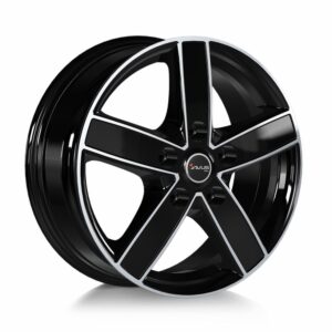 AC-V51 Black Polished 7x17 5x130 ET62 CB78,1 60° 1250 kg