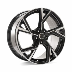 AF20 Black Polished 8x18 5x112 ET35 CB66,6 R13 750 kg
