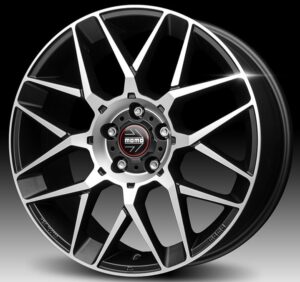 REVENGE EVO 2.0 Matt Black Polished 7x17 5x100 ET38 CB72,3 60° 630 kg W2RE70738500E
