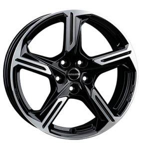 XE1 black polished glossy 7,5x18 5x112 ET40 CB57,1 R13 760 kg 498507