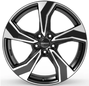 KB dark Black/polished 6,5x17 5x100 ET39 CB57,1 R13 690 kg TKB96BP39E