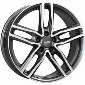 Ikenu Graphite Polished 7,5x17 5x114.3 ET45 CB70,1 60° 735 kg IKE75745B82-9