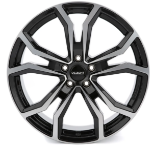 TV dark Black/polished 7x17 5x114.3 ET45 CB66,1 60° 1050 kg TTVY0BP45